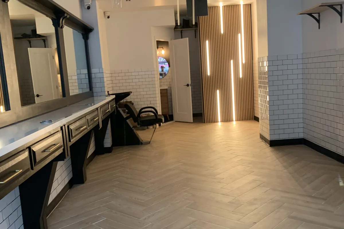 Crown Royal Barbershop Renovation in Manhattan