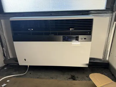 Window AC installation in Staten Island apartment