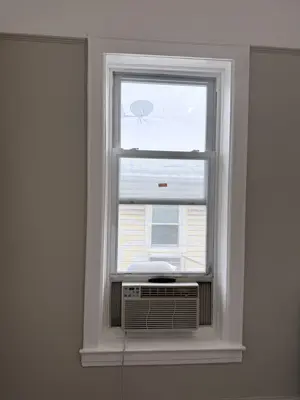 LG Dual Inverter window AC installed in Manhattan apartment
