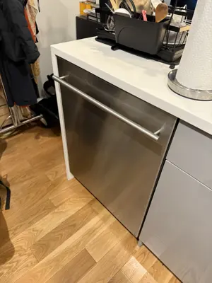 Dishwasher installation and plumbing connection