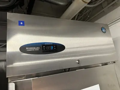 Hoshizaki commercial series stainless steel refrigerator installed and operational in NYC
