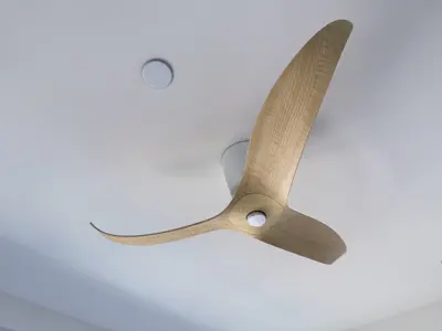 Ceiling fan installation in a NYC apartment