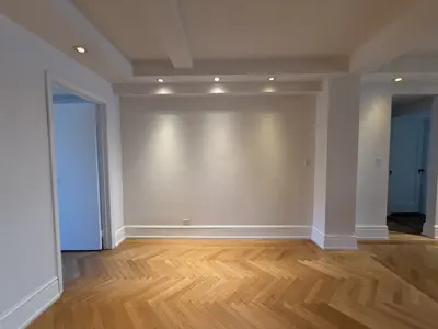 Light fixture installation in a NYC home