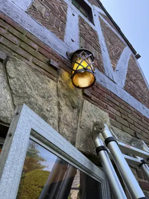 Light fixture installation in a NYC home