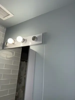 Light fixture installation in a NYC home