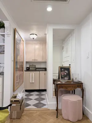 Light fixture installation in a NYC home