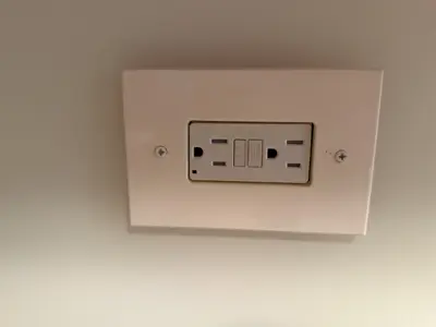 Electrical outlet installation and wiring