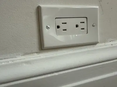 Electrical outlet installation and wiring