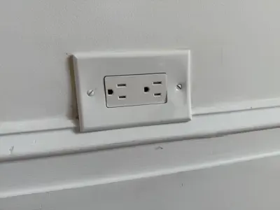 Electrical outlet installation and wiring