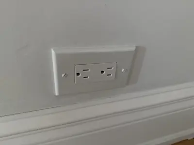 Electrical outlet installation and wiring