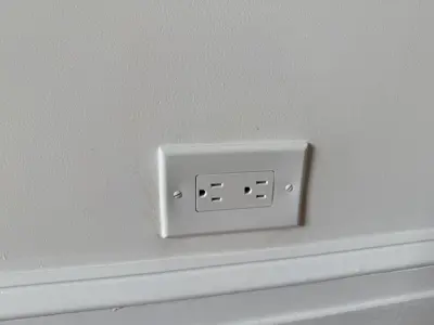 Electrical outlet installation and wiring