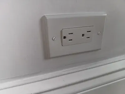 Electrical outlet installation and wiring