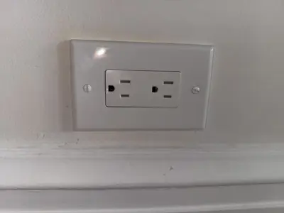 Electrical outlet installation and wiring