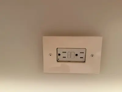 Electrical outlet installation and wiring