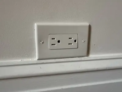 Electrical outlet installation and wiring