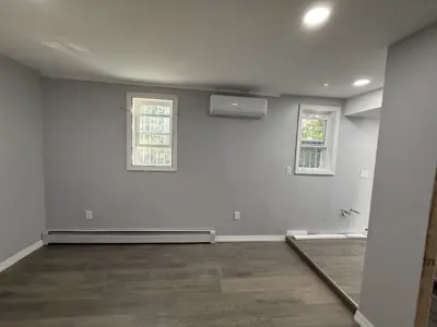 Laminate flooring installation in a NYC home