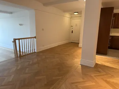 Laminate flooring installation in a NYC home