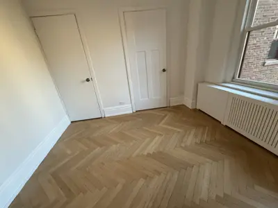 Laminate flooring installation in a NYC home