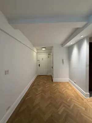 Laminate flooring installation in a NYC home