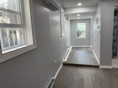 Laminate flooring installation in a NYC home