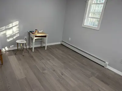 Laminate flooring installation in a NYC home