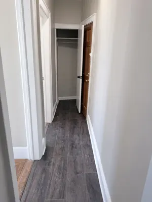 Vinyl flooring installation in a NYC apartment