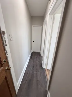 Vinyl flooring installation in a NYC apartment