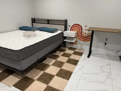 Desk and table assembly completed in a NYC home