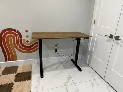 Desk and table assembly completed in a NYC home