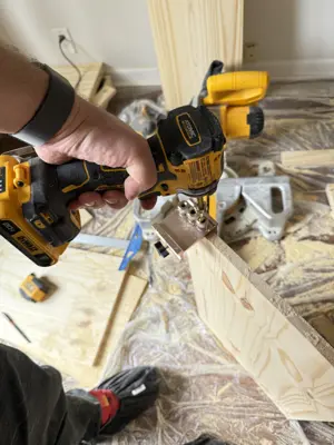 Dresser assembly and installation in a NYC apartment