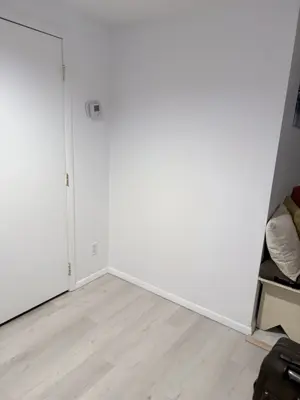 Wardrobe and closet system assembly in a NYC apartment