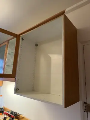 Wardrobe and closet system assembly in a NYC apartment