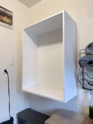 Wardrobe and closet system assembly in a NYC apartment