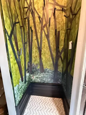 Decorative accent wall panel installation