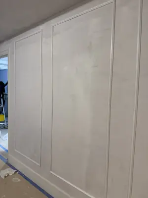 Decorative accent wall panel installation
