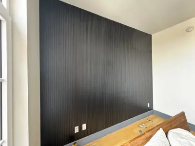 Decorative accent wall panel installation