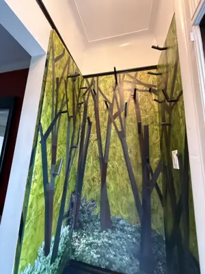 Decorative accent wall panel installation