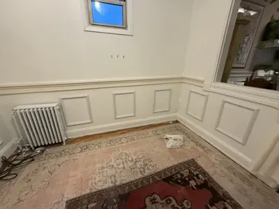 Decorative accent wall panel installation