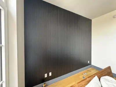 Decorative accent wall panel installation