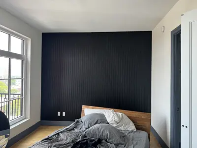 Decorative accent wall panel installation