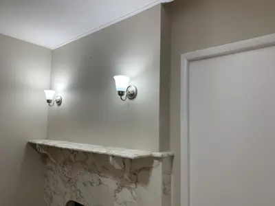 Professional interior painting — walls and trim freshly painted