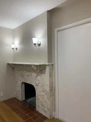 Professional interior painting — walls and trim freshly painted