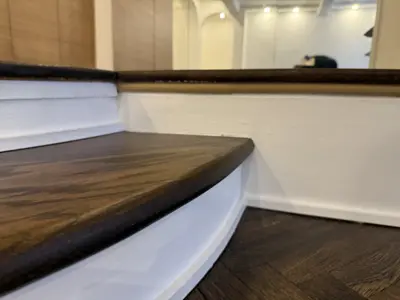 Professional interior painting — walls and trim freshly painted