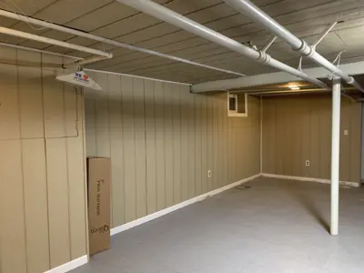 Professional interior painting — walls and trim freshly painted