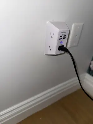 Interior wall painting — fresh paint applied to walls