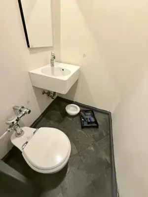 Wallpaper installation in a NYC apartment