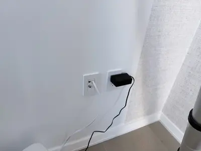 Wallpaper installation in a NYC apartment