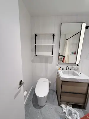 Bathroom fixture installation and setup