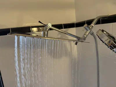 Shower head replacement with new multi-function fixture