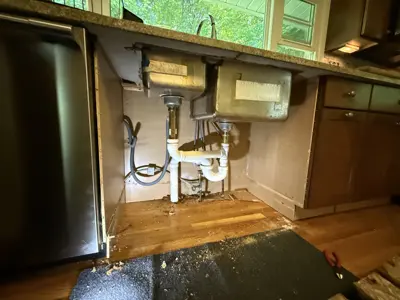 Plumbing leak repair and pipe service